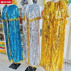 Áo choàng Mẹ Quan Âm hoặc Địa Mẫu dành cho tượng cao từ 80cm đến 2m5