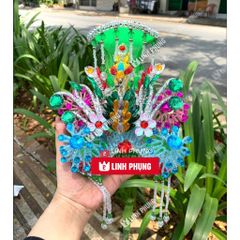 Mão bà loại hột đá ngũ sắc dành cho tượng cao từ 30cm đến 40cm