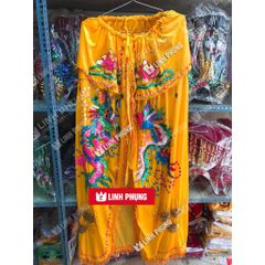 Combo áo mão bà Chúa Xứ tượng ngồi cao 1m vòng mão 60cm có màu vàng và đỏ