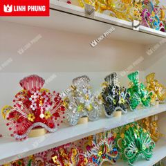 Combo áo mão 5 bà Ngũ Hành - Mẫu HTM, HNS - dành tượng cao 30cm và 40cm