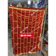 Áo choàng Địa Tạng Vương Bồ Tát (Không mão) | Dài 50cm đến 1m6 - Màu Đỏ | Áo Mão Thờ Cúng - Linh Phụng