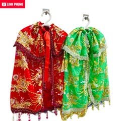 Áo 5 Bà Ngũ Hành Nương Nương Vải Voan 2 Lớp dành cho tượng cao từ 30cm đến 40cm