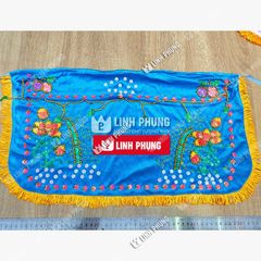 Áo choàng Quan Âm vải nhung kết seᵰ trúc - Size tượng: 30cm - 60cm, Mã: QAK