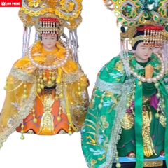 Áo 5 Bà Ngũ Hành Nương Nương Vải Voan 2 Lớp - Size: 80cm, 1M - Mã SP: CVO80, CVO1M, ANH