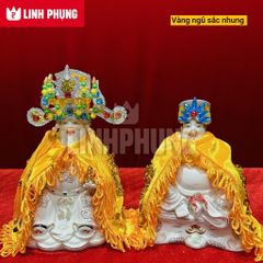 Combo áo mão Thần Tài Thổ Địa (Nhung) kícḣ cỡ vòng đầu từ 10cm đến 20cm - Đo vòng đầu tượng lấy size
