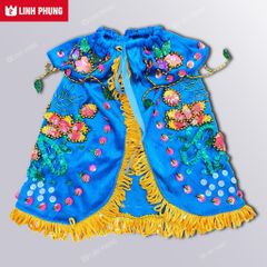 Áo choàng Quan Âm vải nhung kết seᵰ trúc - Size tượng: 30cm - 60cm, Mã: QAK