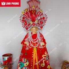 Combo Áo Mão cho tượng bà Chúa Xứ -kích cỡ tượng cao từ 30cm đến 60cm