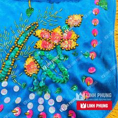 Áo Bà Quan Âm vải kết seᵰ Trúc kícḣ cỡ áo dài 40cm