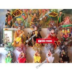 Combo áo mão 5 bà Ngũ Hành Nương Nương dành tượng cao 30cm và 40cm