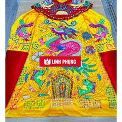 Đồ Cúng Bà Thiên Hậu Bình Dương – Áo Mão Hài Thủ Công Cao Cấp Trang Nghiêm – Linh Phụng