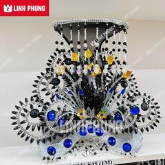 Mão cho Bà Địa Mẫu cao 1m vòng đầu 45cm Đen - Vàng