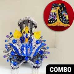 Combo áo choàng & mão bà Địa Mẫu (30cm, 40cm) - BCN
