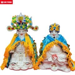 Combo áo mão Thần Tài Thổ Địa ngũ sắc kícḣ cỡ vòng đầu từ 10cm đến 20cm - Đo vòng đầu lấy size