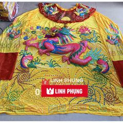 [FREESHIP] Áo Bà Châu Đốc An Giang - Rồng nổi kết cườm mẫu cá (Vàng, Đỏ) - Mã: MNCDCA