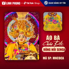 [FREESHIP] Áo Bà Châu Đốc An Giang - Rồng nổi kết cườm mẫu cá (Vàng, Đỏ) - Mã: MNCDCA