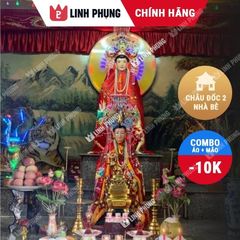 Combo áo + mão cúng bà Châu Đốc 2 Nhà Bè - 1m6 (ni 60cm) - BNS