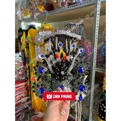 Áo mão bà Diêu Trì Địa Mẫu màu đen dành cho tượng cao 30cm đến 40cm