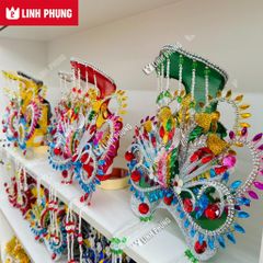 Combo 5 Áo 5 Mão Ngũ Hành mẫu đá ngũ sắc hoặc toàn màu kícḣ cỡ tượng 50cm đến 60cm