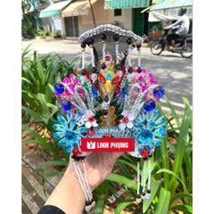 Mão bà loại hột đá ngũ sắc dành cho tượng cao từ 30cm đến 40cm