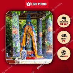 Áo choàng Quan Âm - Chùa Miếu Nổi Gò Vấp (Bên Sông) kícḣ thước áo 1m8