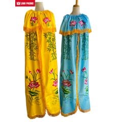 Áo Choàng Mẹ Quan Âm Chùa Đèn Cầy Đồng Nai Viên Giác Thiền Tự kích cỡ áo dài 1m6 - Linh Phụng