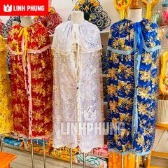 Áo Choàng Voan 2 Lớp - Size: 3m, 3m5 | Phù Hợp Tượng Bà Quan Âm, Địa Mẫu, Chúa Xứ, Ngũ Hành - Mã: CVO, QAV
