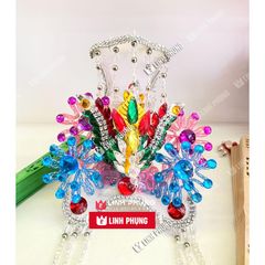 Mão 5 bà Ngũ hành cho tượng cao 20cm ni16 ngũ sắc