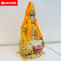 Combo áo mão Quan Âm vải voan - tượng cao 20cm, 30cm, 40cm - Mã: QAH, QAV