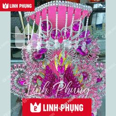 Mão Bà mẫu toàn màu hồng dành cho tượng bà cao 60cm ni 32