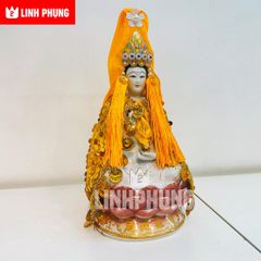 Combo áo kim sa & mão cho tượng mẹ Quan Âm cao 40cm (Ni 22cm) - KS9L, QAH