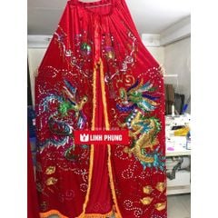 Chùa Hang Hà Tiên - Áo Mão Bà Chúa - Size: 1m8 - Ni80 - Đồ Cúng Cao Cấp Trang Nghiêm - Linh Phụng