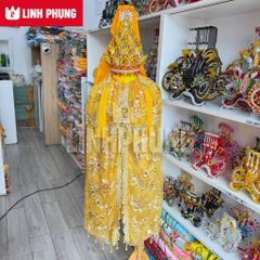Áo Choàng Voan 2 Lớp - Size: 3m, 3m5 | Phù Hợp Tượng Bà Quan Âm, Địa Mẫu, Chúa Xứ, Ngũ Hành - Mã: CVO, QAV