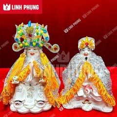 Combo áo mão Thần Tài Thổ Địa ngũ sắc kícḣ cỡ vòng đầu từ 10cm đến 20cm - Đo vòng đầu lấy size