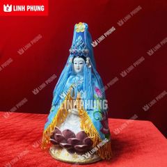 Combo áo mão Quan Âm - tượng cao 40cm (Ni 22cm) - QAH, QAT