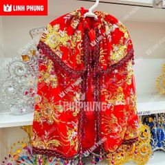 Áo 5 Bà Ngũ Hành Nương Nương Vải Voan 2 Lớp dành cho tượng cao từ 30cm đến 40cm