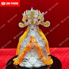 Combo Áo Mão Ông Thần Tiền Kim Sa (Không Kèm Tượng) dành cho tượng cao từ 10cm đến 40cm - Đo vòng đầu tượng lấy size