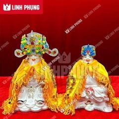 Combo áo mão Thần Tài Thổ Địa ngũ sắc kícḣ cỡ vòng đầu từ 10cm đến 20cm - Đo vòng đầu lấy size