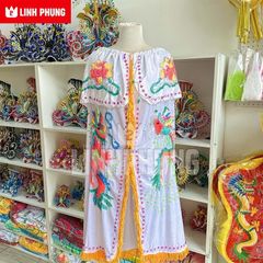 Combo 5 Áo 5 Mão Ngũ Hành mẫu ngũ sắc hoặc toàn màu cho tượng cao 1m4 ni60