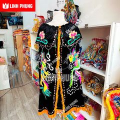 Áo Mão Mẹ Địa Mẫu Núi Cấm An Giang – Đồ Cúng Thủ Công Cao Cấp Trang Nghiêm kích cỡ áo dài 1m ni40 – Linh Phụng