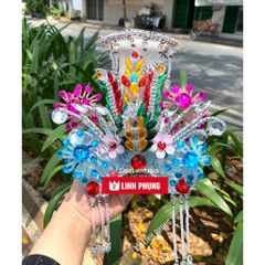 Mão bà loại hột đá ngũ sắc dành cho tượng cao từ 30cm đến 40cm