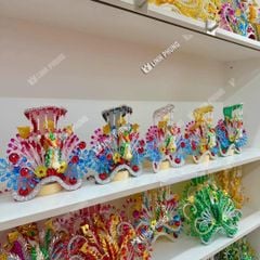 Combo áo mão 5 bà Ngũ Hành Nương Nương dành tượng cao 30cm và 40cm