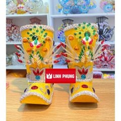 Áo Mão Bà Đen Linh Sơn Thánh Mẫu Tây Ninh – Đồ Cúng Thủ Công Cao Cấp Trang Nghiêm - 1M-NI40 – Linh Phụng