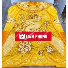 Áo Bà loại Áo mặc Rồng Kết Nổi dành cho Tượng ngồi Chúa Xứ, Tam Tòa, Linh Sơn Thánh Mẫu kícḣ thước từ 80cm đến 1m8