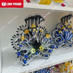 Gia Lào Đồng Nai - Áo Mão Bà Địa Mẫu - Size: 1M-Ni40 - Đồ Thờ Cúng Cao Cấp Trang Nghiêm - Linh Phụng
