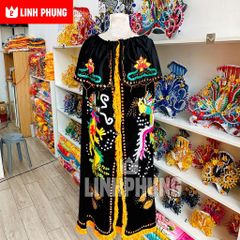 Gia Lào Đồng Nai - Áo Mão Bà Địa Mẫu - Size: 1M-Ni40 - Đồ Thờ Cúng Cao Cấp Trang Nghiêm - Linh Phụng