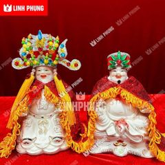 Combo Áo Mão Ông Thần Tiền Kim Sa (Không Kèm Tượng) dành cho tượng cao từ 10cm đến 40cm - Đo vòng đầu tượng lấy size
