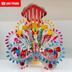 Combo áo mão Bà Chúa Xứ tượng cao 80cm,1m,1m2,1m4 (vàng, đỏ, ngũ sắc)