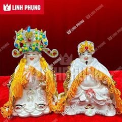 Combo áo mão Thần Tài Thổ Địa ngũ sắc kícḣ cỡ vòng đầu từ 10cm đến 20cm - Đo vòng đầu lấy size
