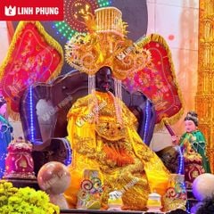 Áo Mão Bà Đen Chùa Dơi Sóc Trăng – Đồ Cúng Thủ Công Cao Cấp Trang Nghiêm - 1M-NI40 – Linh Phụng