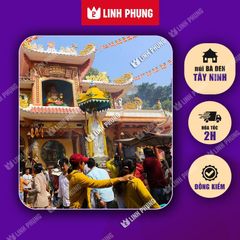 Áo Choàng Mẹ Quan Âm núi Bà Đen Tây Ninh (bậc thang) - Đồ Cúng Trang Nghiêm - Size: 2M - QAT, QAK, CVO - Linh Phụng